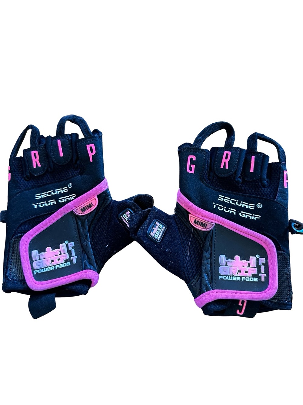 Pink & Black Fitness Gloves